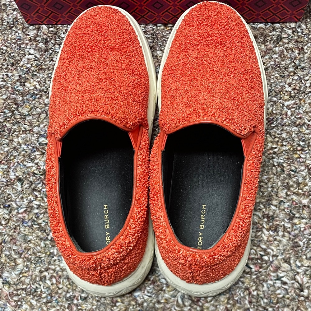 Tory Burch Orange Terry Slip-On - Picture 3 of 5